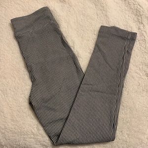 Womens skinny stretchy plaid pants size small